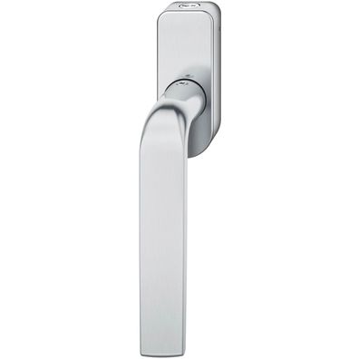FSB Fenstergriff abschließbar ovale Rosette Aluminium silber eloxiert