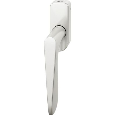 FSB Fenstergriff abschließbar ovale Rosette Aluminium silber eloxiert