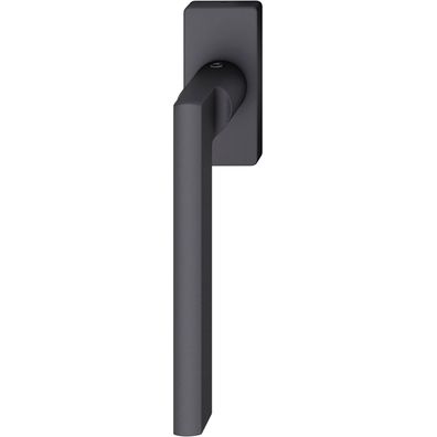 FSB Fenstergriff eckige Rosette Aluminium schwarz matt