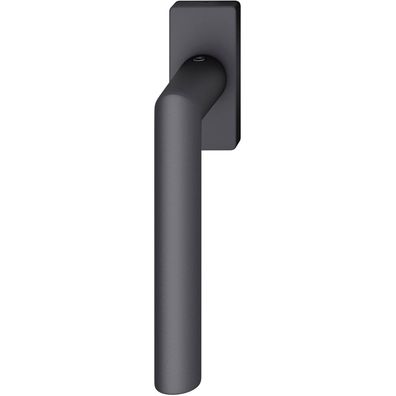 FSB Fenstergriff eckige Rosette Aluminium schwarz matt