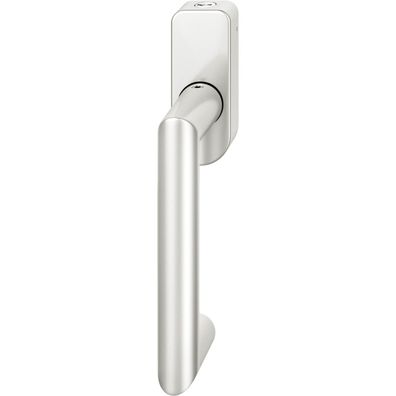 FSB Fenstergriff abschließbar ovale Rosette Aluminium silber eloxiert