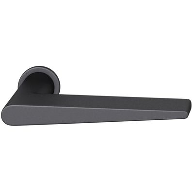FSB Steckgriff auf Mini-Rosette Türstärke 49-58mm Aluminium schwarz