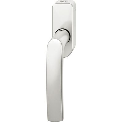 FSB Fenstergriff abschließbar ovale Rosette Aluminium silber eloxiert
