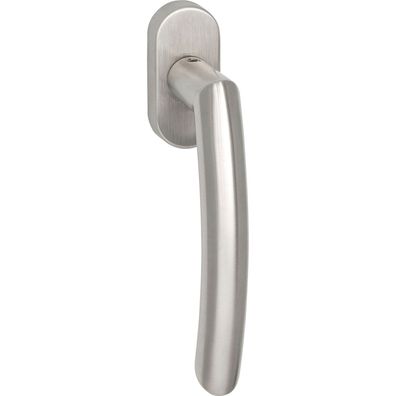 Marchesi Fenstergriff Arc mit Rosette Vierkant 7x35mm Edelstahl matt