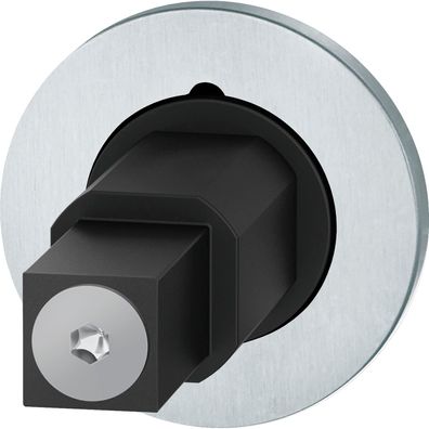 FSB Steckgriffrosette 15 1720 Mini Türstärke 39-48mm Edelstahl matt