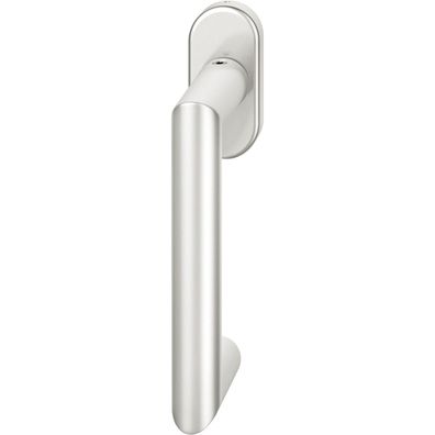 FSB Fenstergriff ovale Rosette Aluminium silber eloxiert