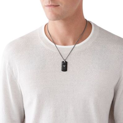 Emporio Armani Herren Halskette EGS2781060 Edelstahl