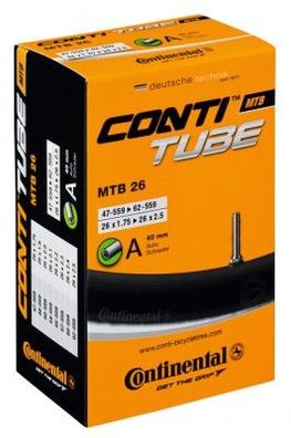 Continental Schlauch "MTB 26" 47-559, 26 x 1.75 50 Sclaverandvent