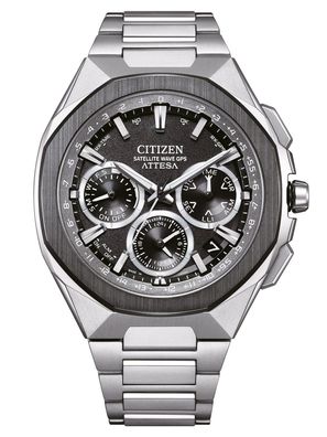 Citizen Eco-Drive Solar Herren-Funkuhr Titan Attesa CC4104-53E