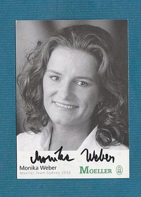 Monika Weber (deutsche Fechterin ) - persönlich signiert