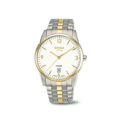 Boccia Uhr für Herren 3632-02 mit Datumsanzeige
