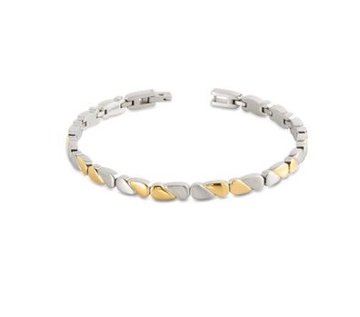 Boccia Armband 03016-02 Titan vergoldet 21 cm
