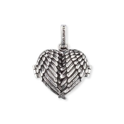 Engelsrufer Anhänger ERP-ME-WING-1 Sterling Silber geschwärzt Flügel Medaillon