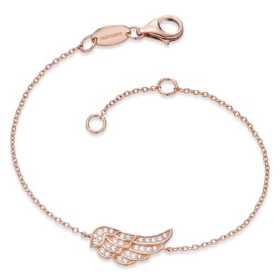Engelsrufer Armband Flügel ERB-LILWING-ZI-R Sterling Silber roségold plattiert