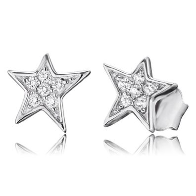 Engelsrufer Ohrstecker ERE-LILSTAR-ZI-ST Sterling Silber Sterne mit Zirkonia