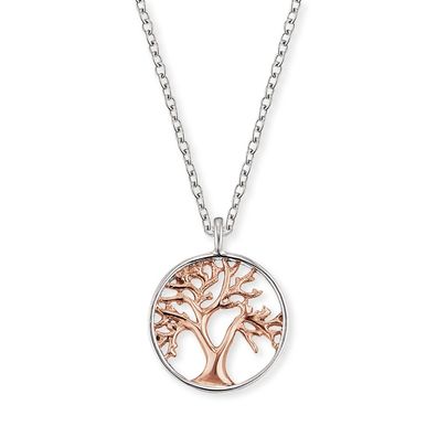 Engelsrufer Kette Silber mit Anhänger ERN-LILTREE-BICOR Lebensbaum