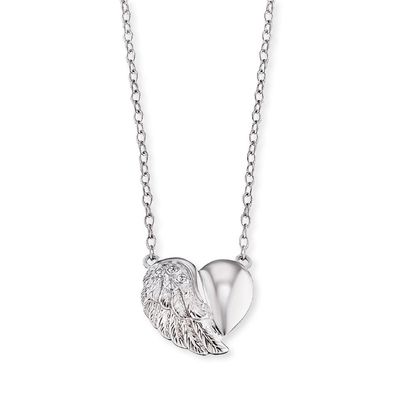 Engelsrufer Halskette Silber ERN-LILHEARTWING