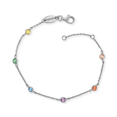 Engelsrufer Armband ERB-LILMOON-ZIM Sterling Silber mit bunten Zirkonia