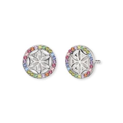 Engelsrufer Ohrstecker ERE-LILLIFL-ZIM-ST Sterling Silber Lebensblume mit Zirkonia