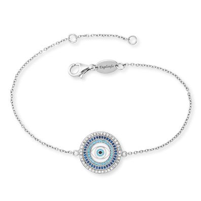 Engelsrufer Armband ERB-EYE-ZIM Sterling Silber mit Nazar Auge und Zirkonia