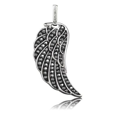 Engelsrufer Anhänger Flügel ERW-L3-17-ZI Sterling Silber mit grauen Kristallen