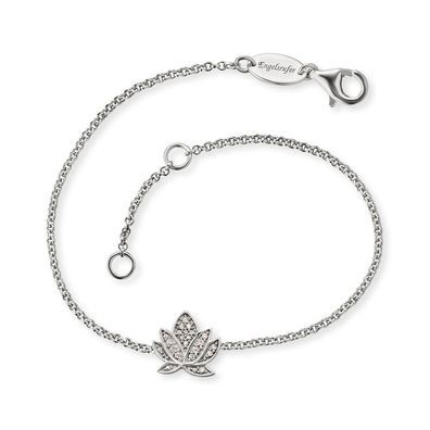 Engelsrufer Armband Lotus Blume ERB-LILLOTUS-ZI Sterling Silber mit Zirkonia