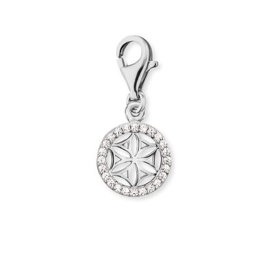 Engelsrufer Charm Anhänger Lebensblume ERC-LILLIFL-ZI Sterling Silber mit Zirkonia