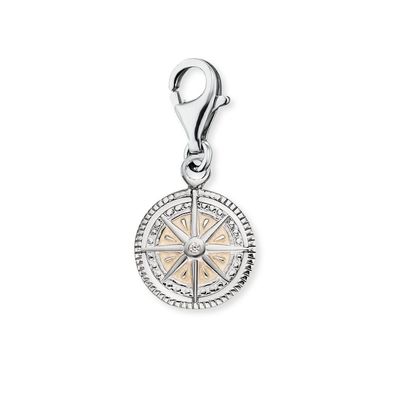 Engelsrufer Charm Anhänger ERC-WINDROSE-PE-ZI Sterling Silber
