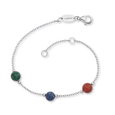 Engelsrufer Armband ERB-LILGEM-3ST-02 Kraftsteine Lapsilazuli, Jaspis, Malachit