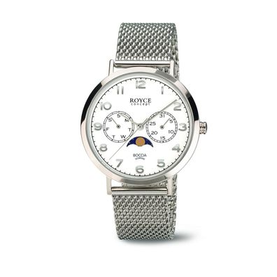 Boccia Royce Damen Uhr 3612-04 Titan Quarz Mondphase