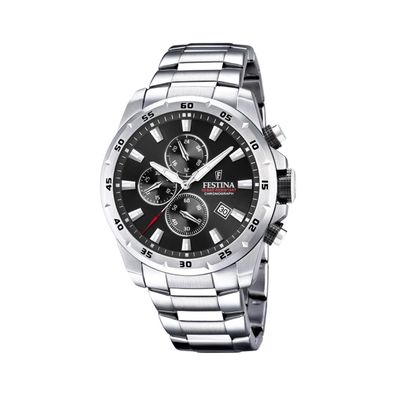 Festina Herren Uhr F20463/4 Chronograph Edelstahl