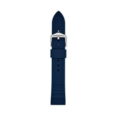 Fossil Uhrenarmband S181366 Silikon Blau