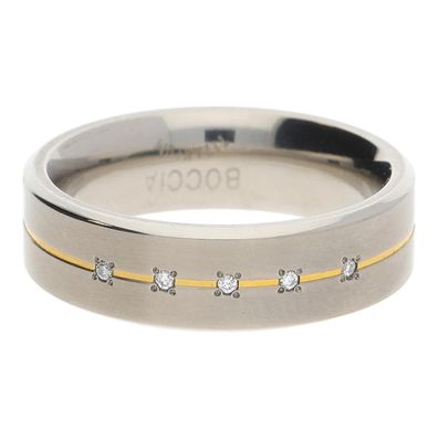 Boccia Damnenring Titan mit Brillanten 0101-1954