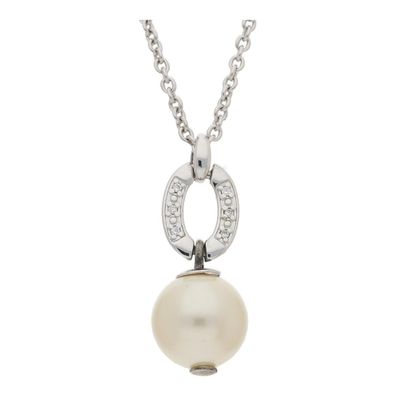 Fossil Damen Halskette JFS00130040 Sterling Silber 47 cm