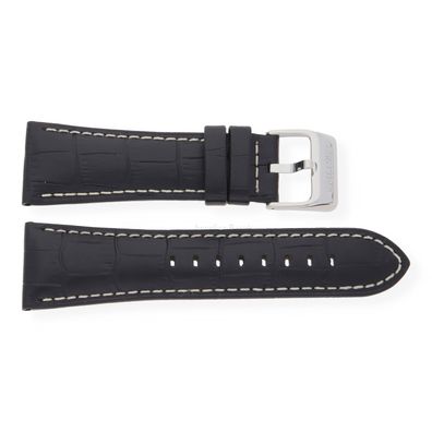 Festina Uhrenband F16235/6LB Leder schwarz mit Croco Muster