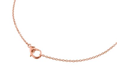 Boccia Halskette für Anhänger 08049-0350 Anker Titan Roségold plattiert