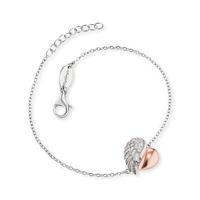 Engelsrufer Armband Herz ERB-LILHEARTWING-BIR Sterling Silber roségold plattiert