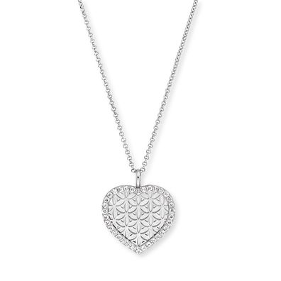 Engelsrufer Halskette Silber ERN-HEARTLIFL-ZI Lebensblume mit Zirkonia