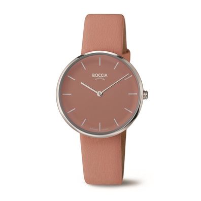 Boccia Damen Uhr 3327-08 mit veganem Leder