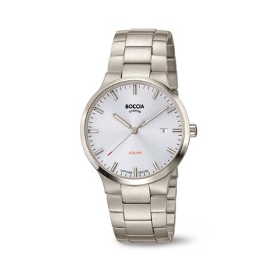 Boccia Herrenarmbanduhr Solar 3652-01 Titan