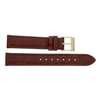 Festina Uhrenband F16479/2LB Leder braun mit Croco Muster