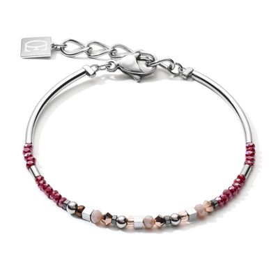 Coeur de Lion Armband 5032/30-0300 Curvy Triangle rot