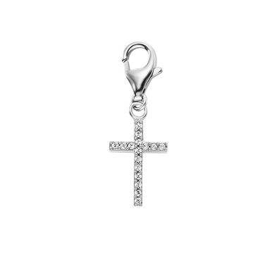 Engelsrufer Charm Anhänger Kreuz ERC-LILCROSS-ZI Sterling Silber mit Zirkonia