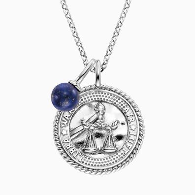 Engelsrufer Kette Silber ERN-LIBRA-LP-ZI Sternzeichen Waage mit Lapislazuli