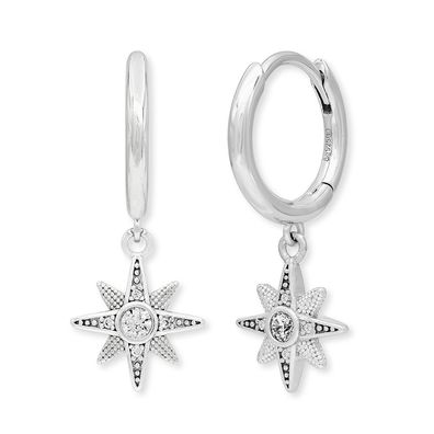 Engelsrufer Creolen ERE-NEWSTAR-ZI-CR Sterling Silber mit Zirkonia