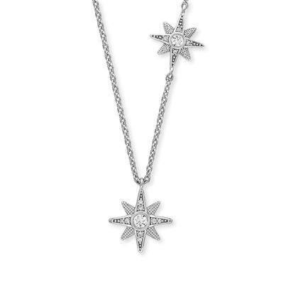Engelsrufer Halskette Silber ERN-2NEWSTAR-ZI Stern mit Zirkonia