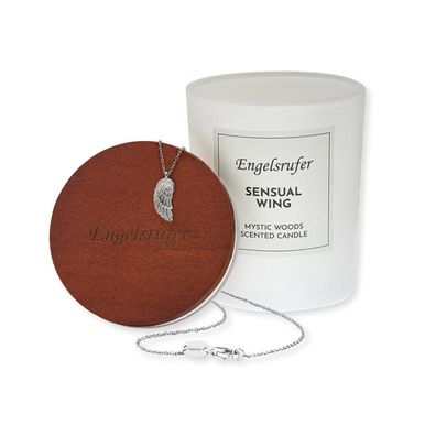 Engelsrufer Schmuckkerze Sensual Wing ERJC-LILWING mit Kette Flügel Lilwing Edelstahl