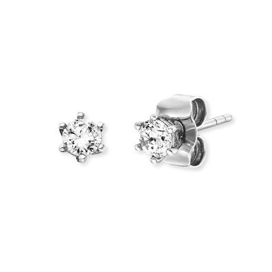 Engelsrufer Ohrstecker ERE-SHINY-ZI-ST-4 Sterling Silber mit synth. Zirkonia