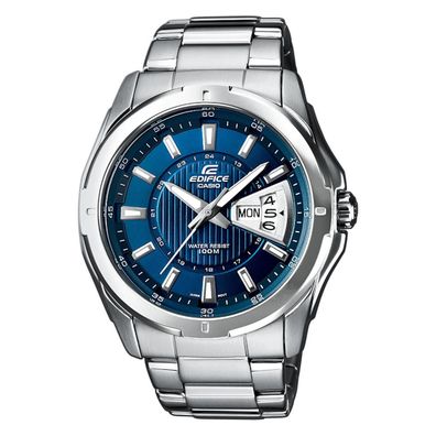 Casio Edifice Herren Uhr EF-129D-2AVEF Edelstahl