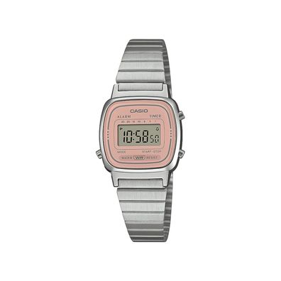 Casio Vintage Damenarmbanduhr LA670WEA-4A2EF Resin, Edelstahl